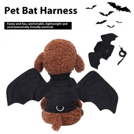 Black Bat Wings – Dog Cat Halloween Costumes for Pets